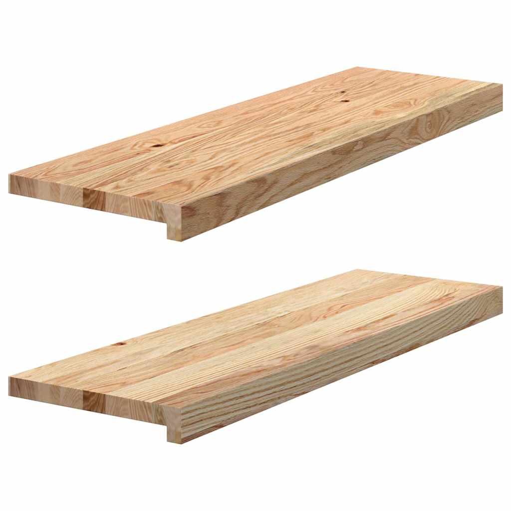 Vidaxx window sills 2 pcs untreated 80x30x2 cm solid oak