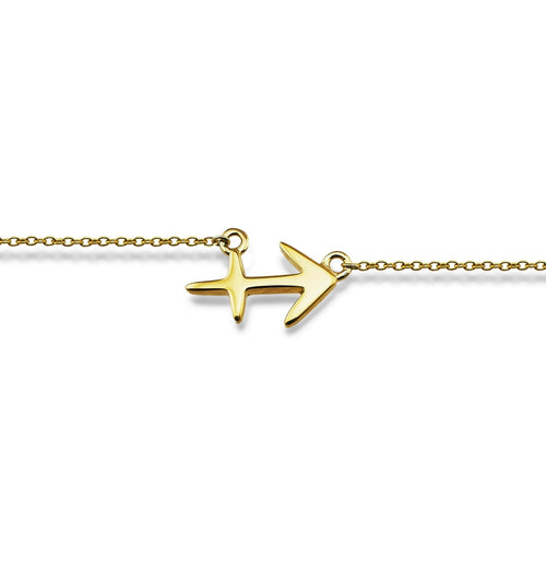 Boogschutter Armband Gold-Plated Zodiac ZB012G